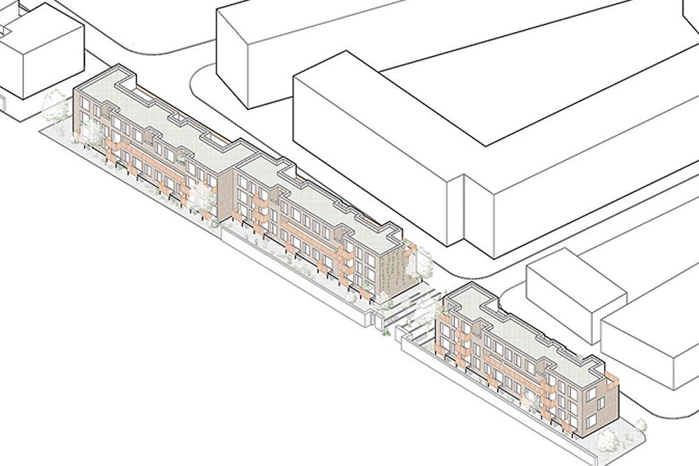 Zeichnung Gebäude OXWall